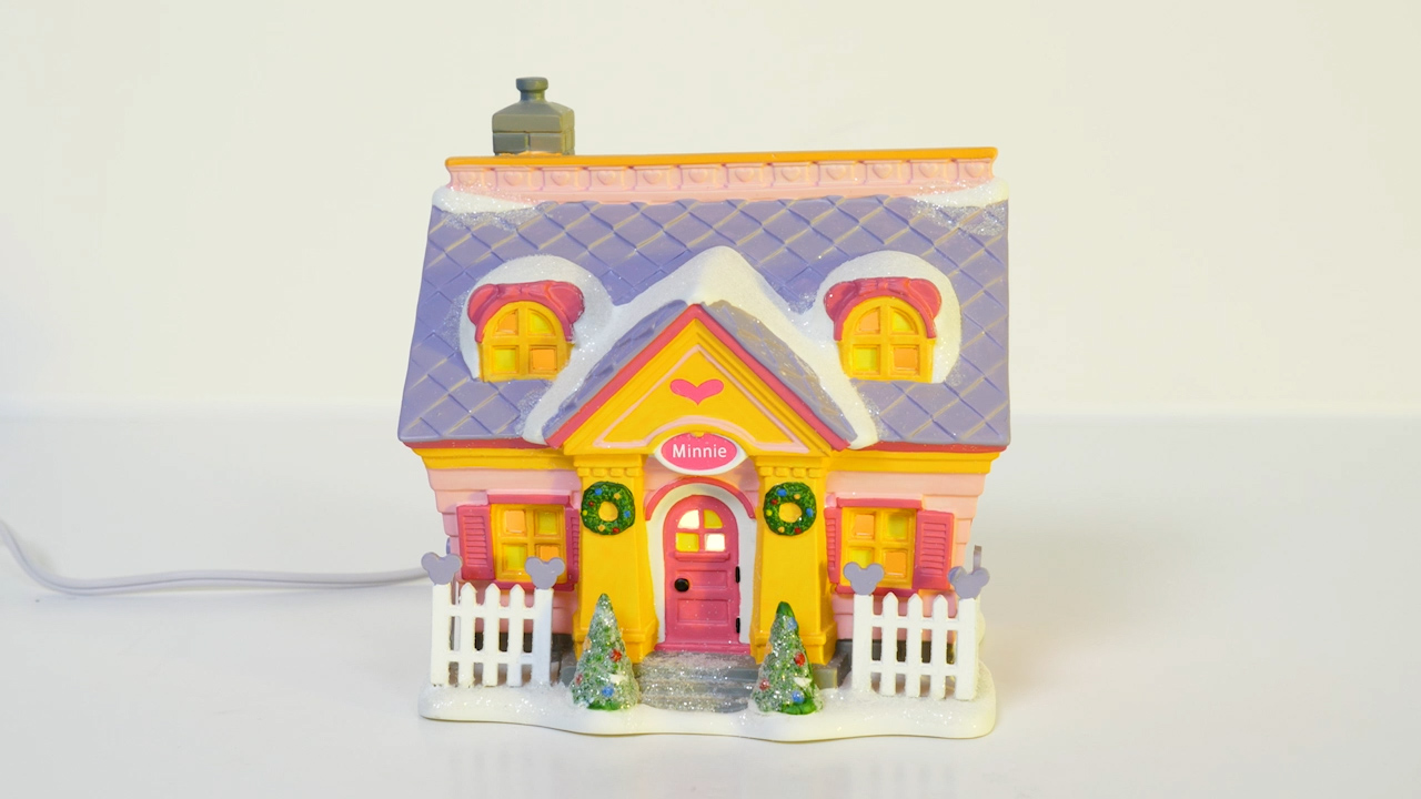 EN4038631_56 Ceramic Minnie Mouse House